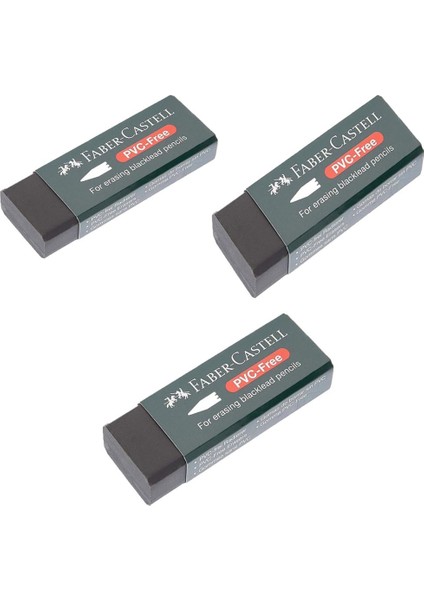 Faber Castell Siyah Silgi 3’lü