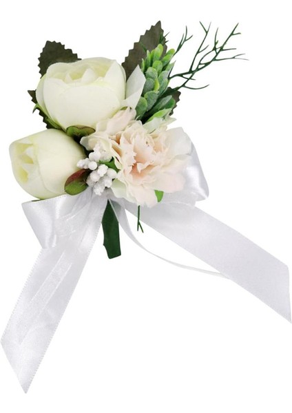 Düğün Damat Gelin Yapay Çiçek Korsaj Broş Pin Avrupa Retro (Yurt Dışından) fırsatları