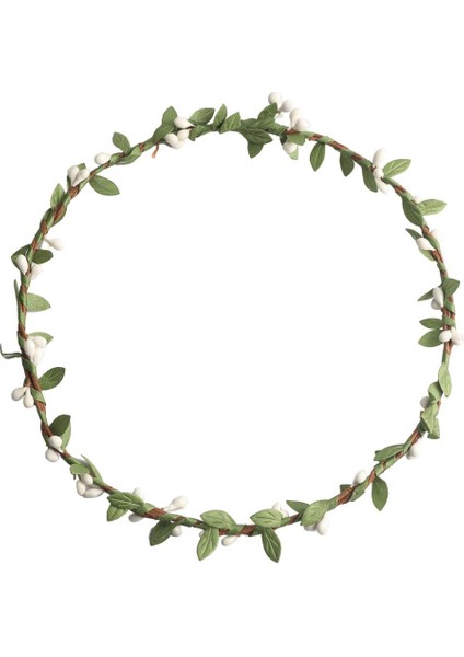 Bohemian Çiçek Yaprakları Garland Alnına Saç Bandı Plaj Çelenk Beyaz (Yurt Dışından) fiyatları
