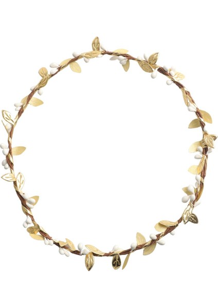 Bohemian Çiçek Yaprakları Garland Alnına Saç Bandı Plaj Çelenk Altın (Yurt Dışından)