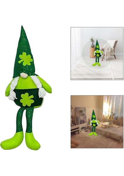 Aziz Patrick Günü Gnome Leprechaun Isveç Gnome Süsler (Yurt Dışından)