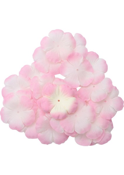 Set 200 Pembe Beyaz Yapay Yaprakları Headdress Bilek Çiçeği Için Çiçek Başları (Yurt Dışından)