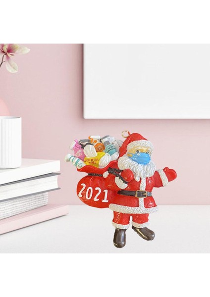Noel Ağacı Süsler Santa Giyen Maske Asılı Dekor Kolye (Yurt Dışından) indirimleri