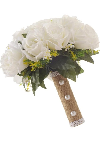 Düğün Gelin Düğün Buket Dekor Yapay Çiçek Çiçek 28X6 cm (Yurt Dışından)