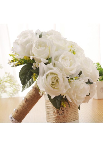 Düğün Gelin Düğün Buket Dekor Yapay Çiçek Çiçek 28X6 cm (Yurt Dışından) fiyatları