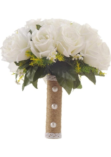 Düğün Gelin Düğün Buket Dekor Yapay Çiçek Çiçek 28X6 cm (Yurt Dışından) modelleri