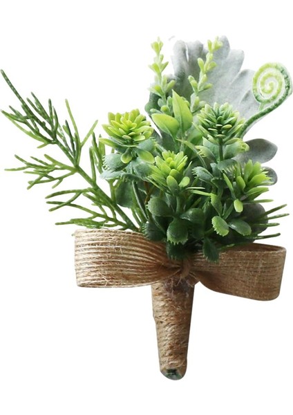 Plastik Etli Bitkiler Simülasyon Korsaj Çiçek Düğün Balo Parti Için 3 (Yurt Dışından) modelleri