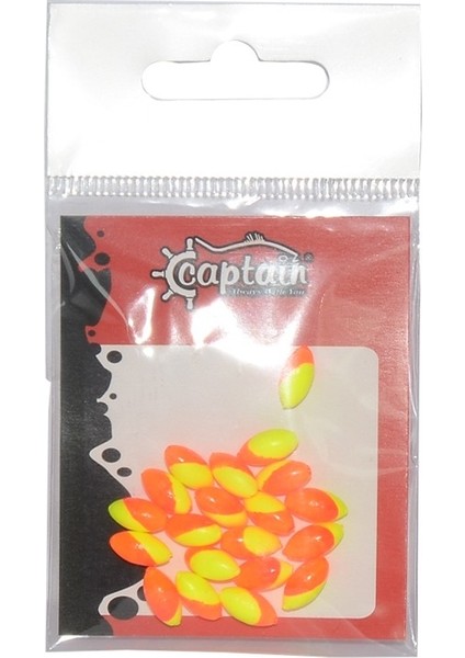 7666 Renkli Boncuk Oval 110MM Plastik Boncuk 20&#039;LI Paket