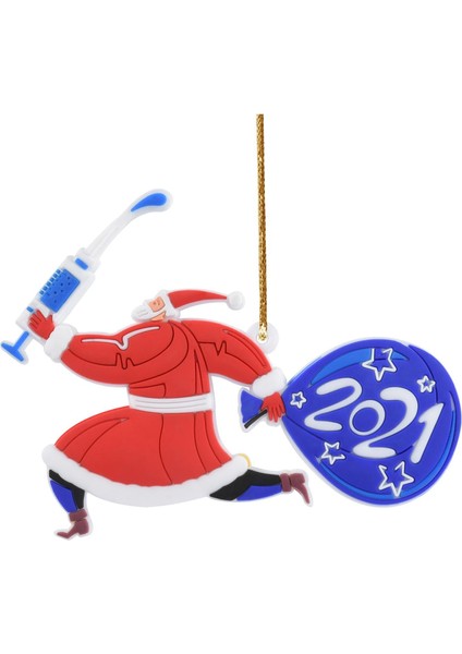 Noel Baba Aşıları Kolye Hediyelik Eşya Süslemeleri Kolye Xmas Ailesi Için E (Yurt Dışından)