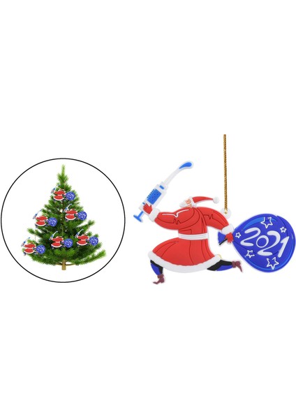 Noel Baba Aşıları Kolye Hediyelik Eşya Süslemeleri Kolye Xmas Ailesi Için E (Yurt Dışından)