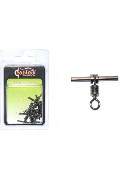 5127 Tube T Fırdöndü 10&#039;LU Paket Black Nikel