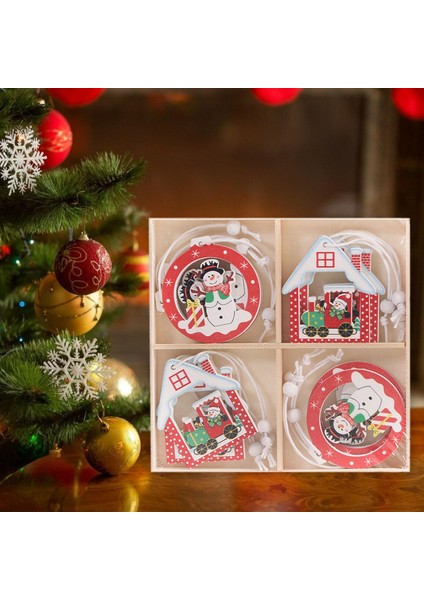 12X Noel Ağacı Dekorasyon Süsler Küçük Kolye Ev Için Rtyholiday Renk A (Yurt Dışından) indirimleri