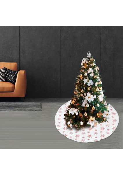 Noel Ağacı Etek 35.43 Inç Süsleme Yumuşak Kalın Taban Kapak Xmas Ağacı Için 122 cm Kırmızı (Yurt Dışından) fırsatları