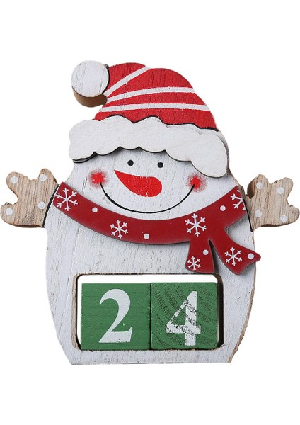 Noel Takvimi Süsler Ev Takvimi Takvimi Masa Kardan Adam Için (Yurt Dışından)