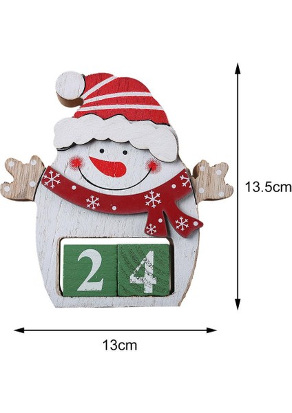 Noel Takvimi Süsler Ev Takvimi Takvimi Masa Kardan Adam Için (Yurt Dışından) modelleri