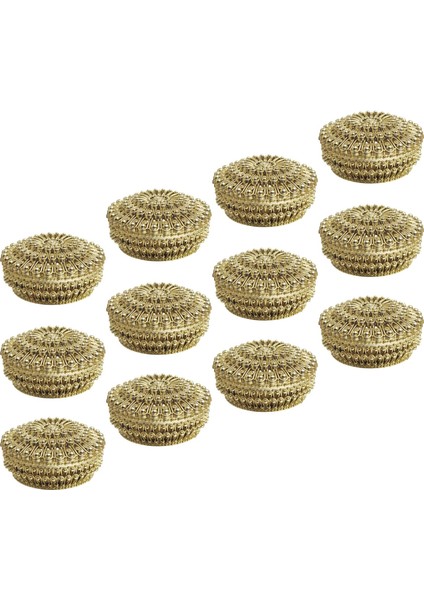 12'li / Takım Küçük Hollow Şeker Kutusu Çikolata Kutusu Düğün Paketleme Olay 9x4.5 cm (Yurt Dışından)