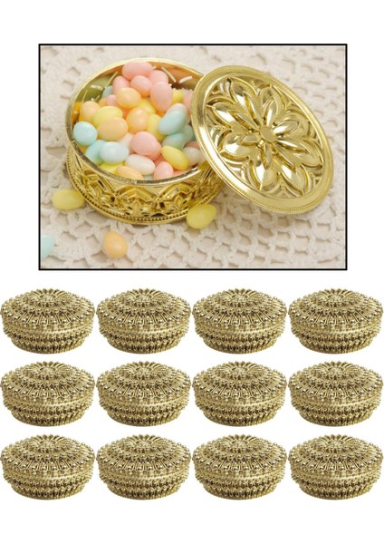 12'li / Takım Küçük Hollow Şeker Kutusu Çikolata Kutusu Düğün Paketleme Olay 9x4.5 cm (Yurt Dışından) modelleri