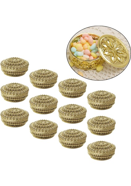 12'li / Takım Küçük Hollow Şeker Kutusu Çikolata Kutusu Düğün Paketleme Olay 9x4.5 cm (Yurt Dışından) indirimleri