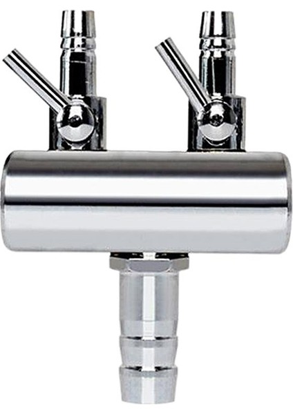 Akvaryum Hava Akışı Splitter Kolu Kontrol Vanası Akış Tüp Boru Hattı 2 Yollu (Yurt Dışından)