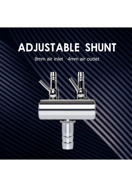 Akvaryum Hava Akışı Splitter Kolu Kontrol Vanası Akış Tüp Boru Hattı 2 Yollu (Yurt Dışından) fiyatları