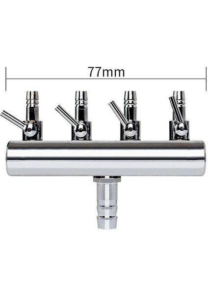 Akvaryum Hava Akışı Splitter Kolu Kontrol Vanası Akış Tüp Boru Hattı 4 Yollu (Yurt Dışından) modelleri
