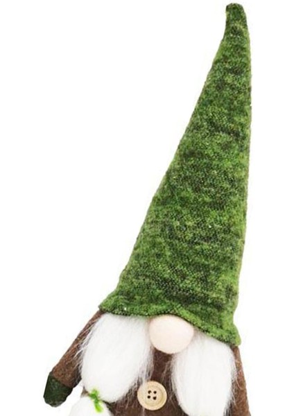 Paskalya Yeşil Şapka Gnome Bahar Gnomes Paskalya Tatil Ev Dekorasyon Gnome Peluş El Yapımı Isveç Tomte Elf - Kadın (Yurt Dışından)