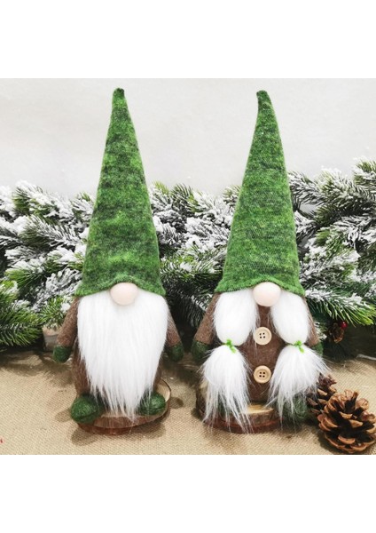 Paskalya Yeşil Şapka Gnome Bahar Gnomes Paskalya Tatil Ev Dekorasyon Gnome Peluş El Yapımı Isveç Tomte Elf - Kadın (Yurt Dışından)