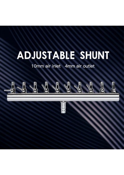 2-12 Yollu Hava Kontrol Vanası Akvaryum Balık Tankı Regülatörü Için Akış Tüp Borusu 10 10 Yol (Yurt Dışından) fiyatları