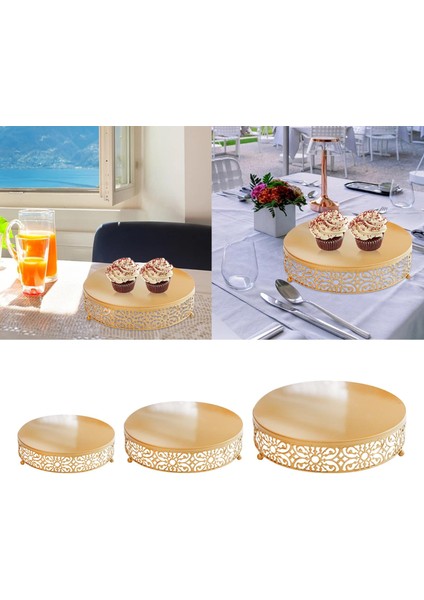 3'lü Avrupa Tarzı Kek Standı Cupcake Candy Party Home Gold Için Tepsi (Yurt Dışından) indirimleri