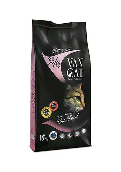 VanCat Kitten Kuzulu Pirinçli Yavru Kedi Maması 15 Kg