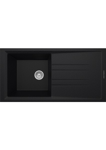 Alazıa 100 Granit Eviye (Metallıc Black)