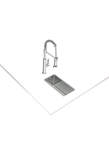 Be Lınea 18.40 RS15 Inox Eviye