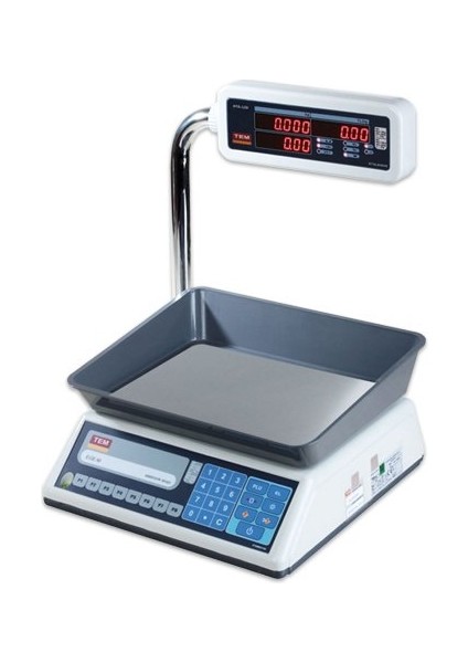 Ege LED 15 kg x 2 / 5 gr Hesaplamalı Terazi