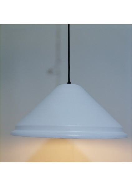 modern,vintage,retro mutfak,oda,cafe,oteller için beyaz metal sarkıt avize çap:33cm