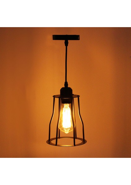 Rıolight Retro Metal Tekli Sarkıt