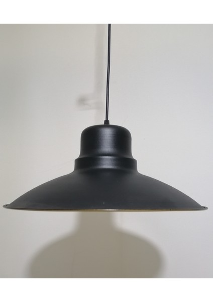 retro,modern,vintage mutfak,oda,cafe,oteller için siyah metal 1xe27 sarkıt avize çap:37cm fiyatları