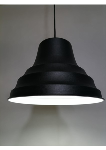 retro,modern,vintage mutfak,oda,otel,cafeler için siyah metal sarkıt avize çap:27cm