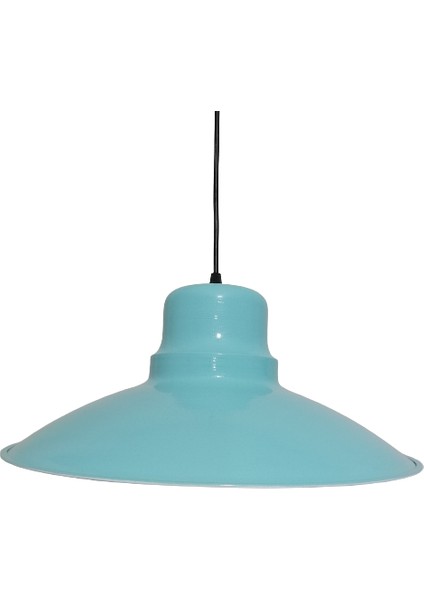 retro,modern,vintage otel,oda,mutfak,cafeler için turkuaz 1xe27 metal sarkıt avize çap:37cm fiyatları