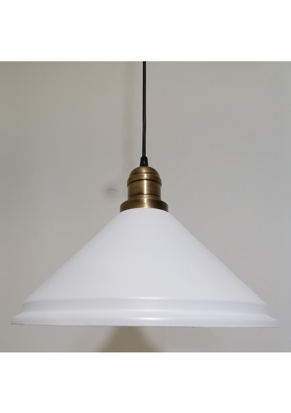 retro,vintage mutfak,oda,cafe,oteller için beyaz 1xe27 metal sarkıt avize çap:33cm fiyatları