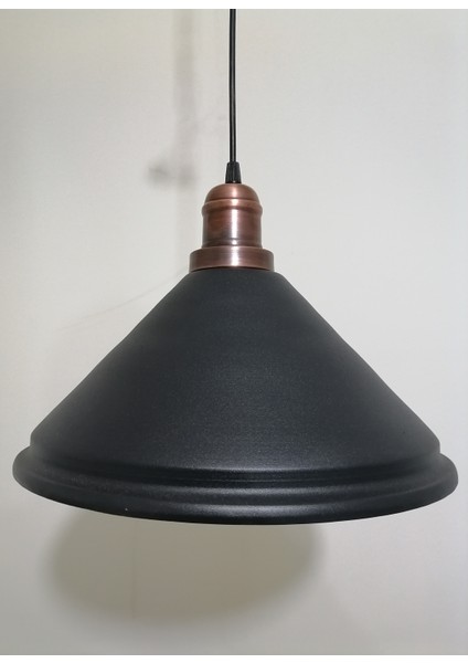 retro,vintage mutfak,oda,cafe,oteller için siyah 1xe27 metal sarkıt avize çap:33cm fiyatları