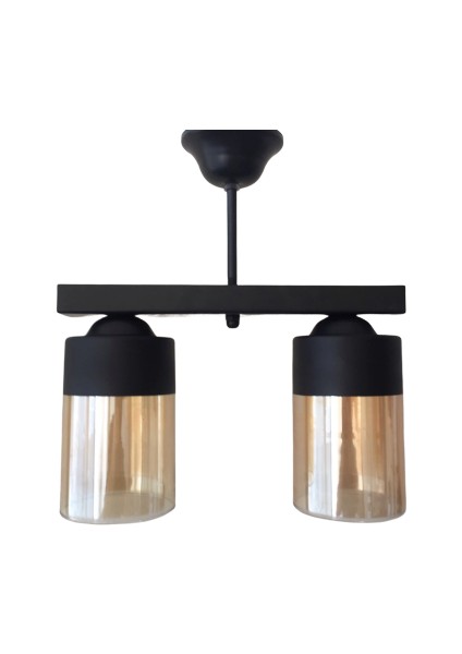 Ikili Sıralı Avize Uzunluk :30 cm