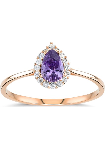 Damla Taşlı Altın Fantazi Yüzük YZMA.102.03 fiyatları