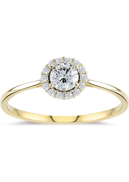 Kenar Taşlı Altın Fantazi Yüzük YZMA.103.01 fiyatları