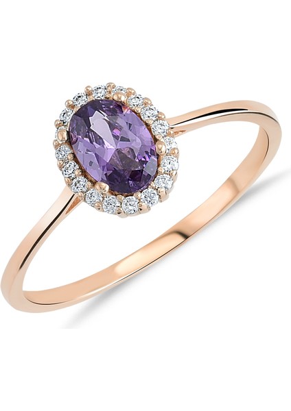 Kenar Taşlı Altın Fantazi Yüzük YZMA.105.03