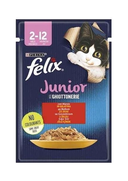 Sığır Etli Yavru Kedi Yaş Maması 85 gr