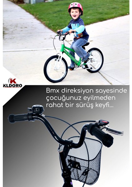 KD-16301 Çelik Kadro 16 Jant Bisiklet Bagajlı Kız Çocuk Bisikleti