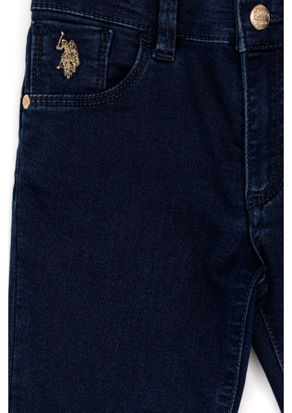 U.S. Polo Assn. Kız Çocuk Koyu Mavi Jean 50249628-DN0023