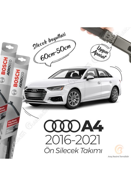 Audi A4 Muz Silecek Takımı (B9 2016-2021) Bosch Aeroeco fiyatları