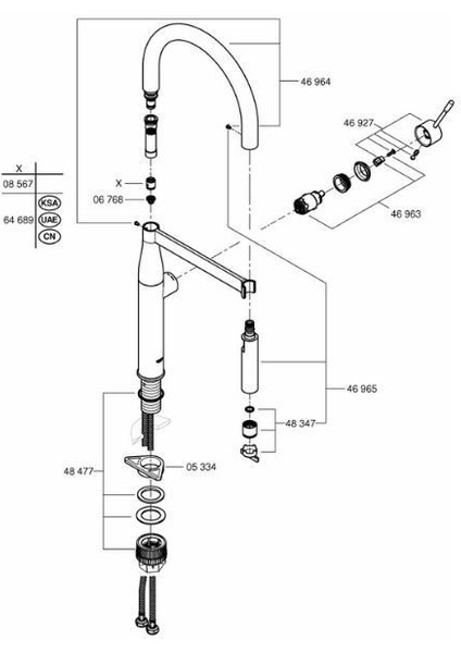 Essence Tek Kumandalı Eviye Bataryası - 30294EN0 modelleri