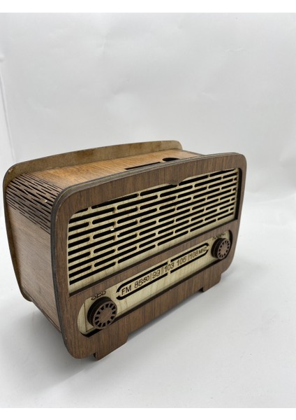 Myk Hediyelik Nostaljik Radyo Görünümlü Ahşap Kumbara fiyatları
